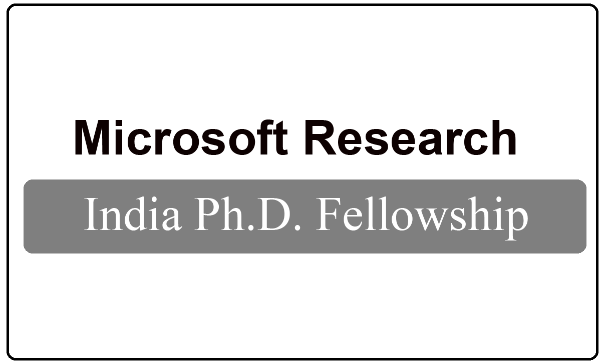 phd research fellowship in india